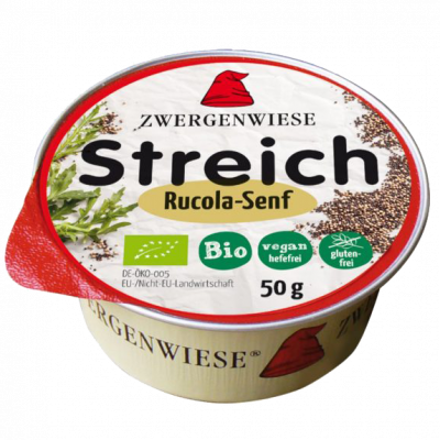Brotaufstrich Streich Rucola-Senf (50gr)